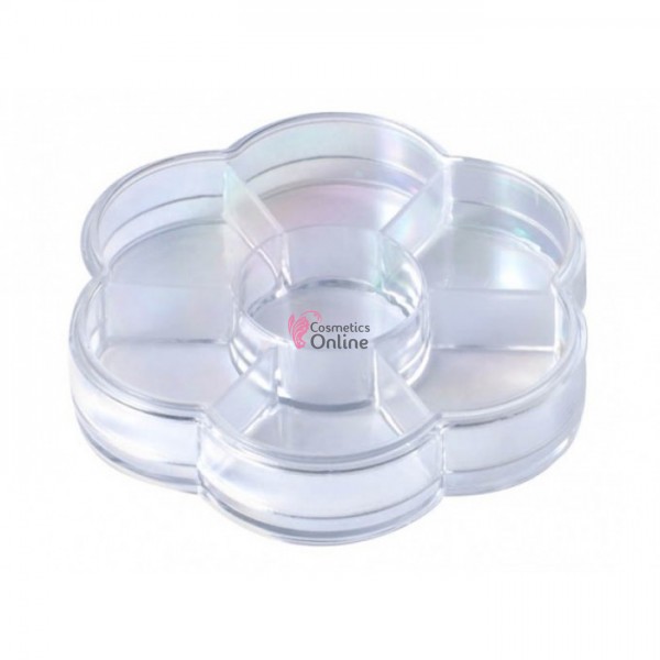 Cutie compartimentata pentru accesorii CA015  florala cu 7 lacasuri